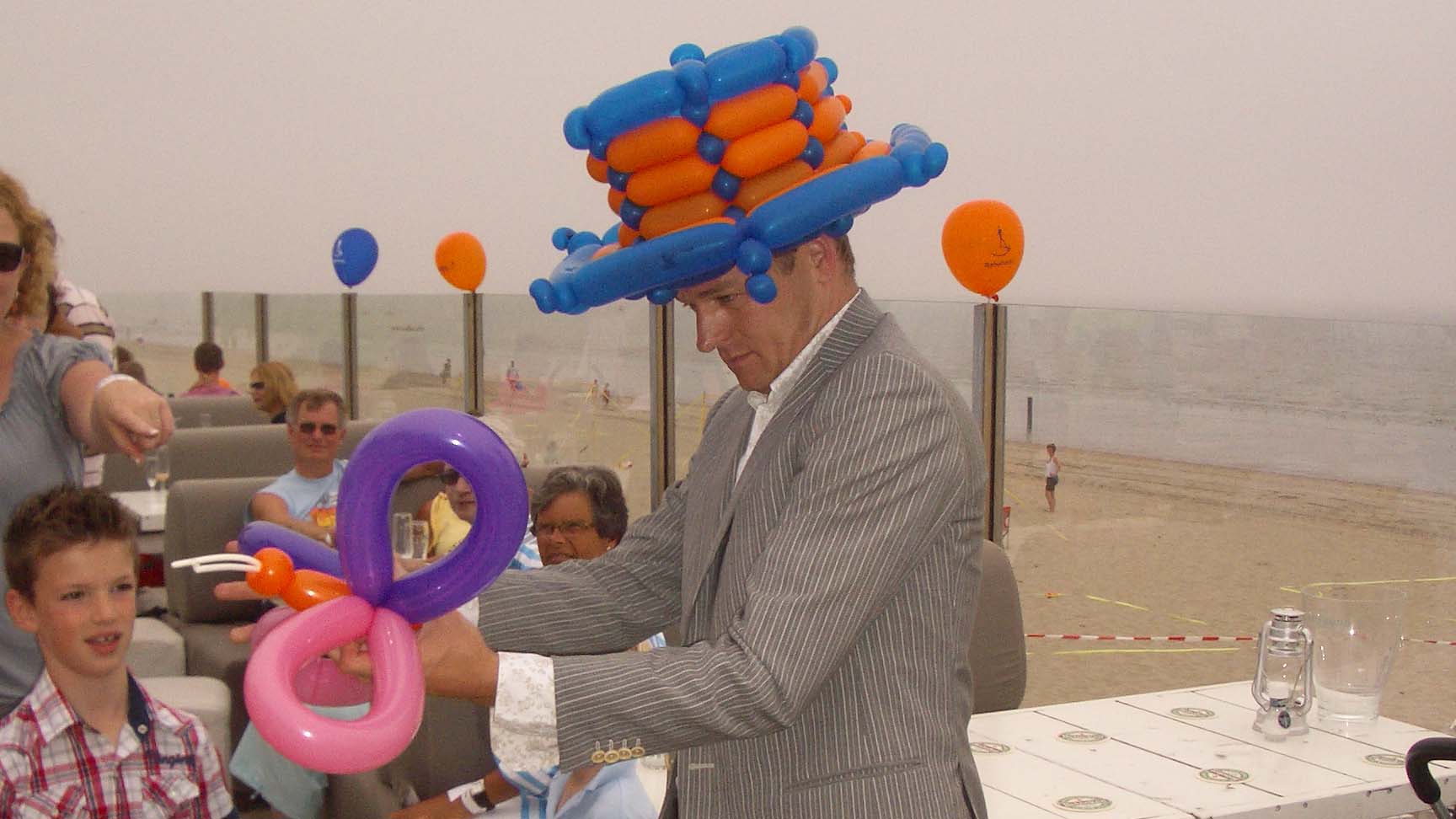 Justin Vliegenthart koning van de ballonnen