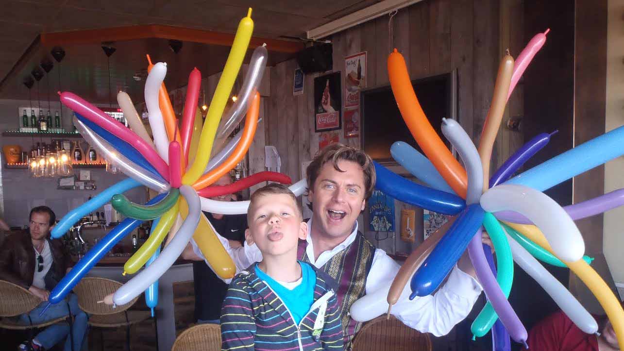 Martijn Martell balloonart op evenement
