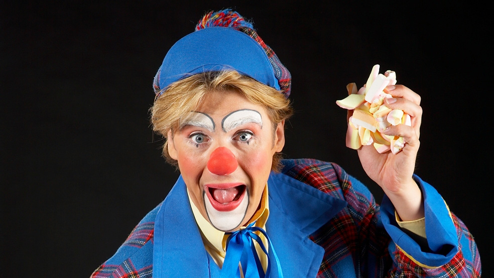 Martijn Martell als Clown Magico