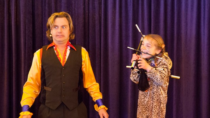 Martijn Martell verbaast kinderen tijdens kindershow