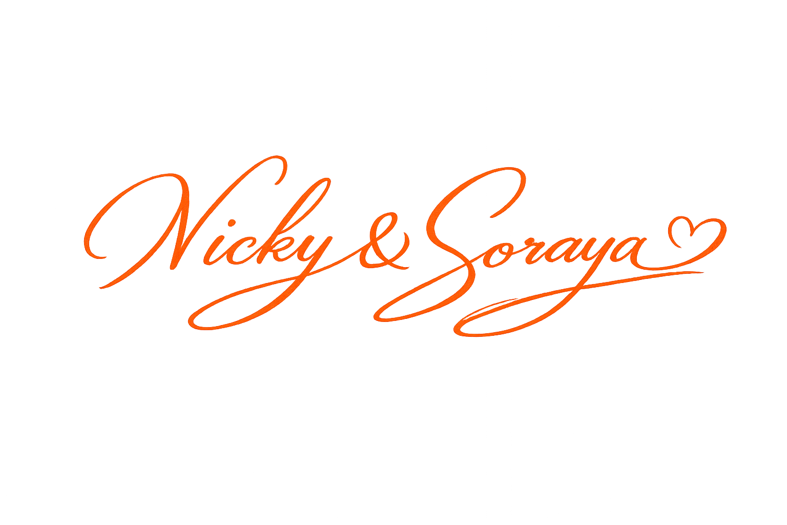 Handtekening Nicky & Soraya
