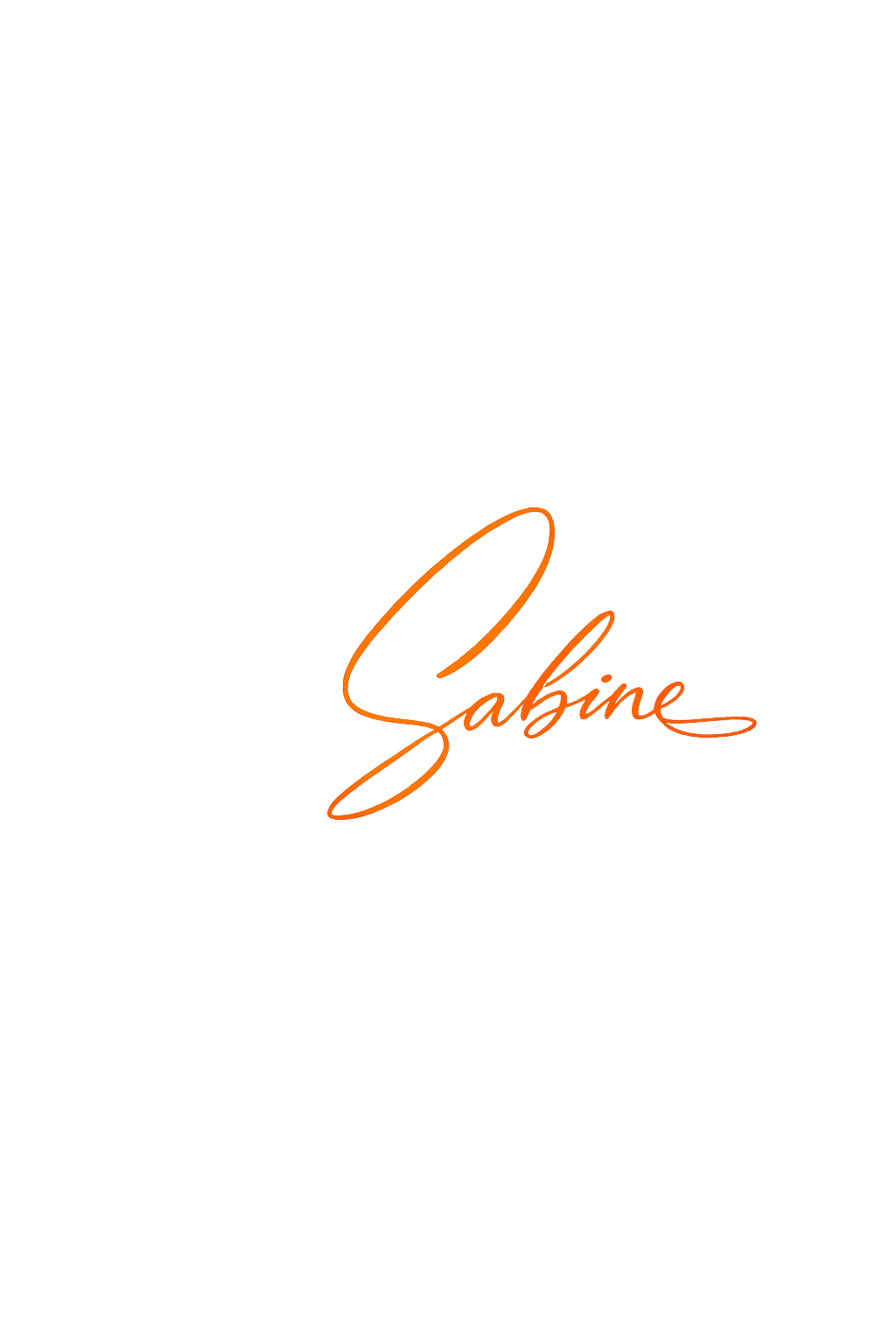 Handtekening Sabine van Diemen