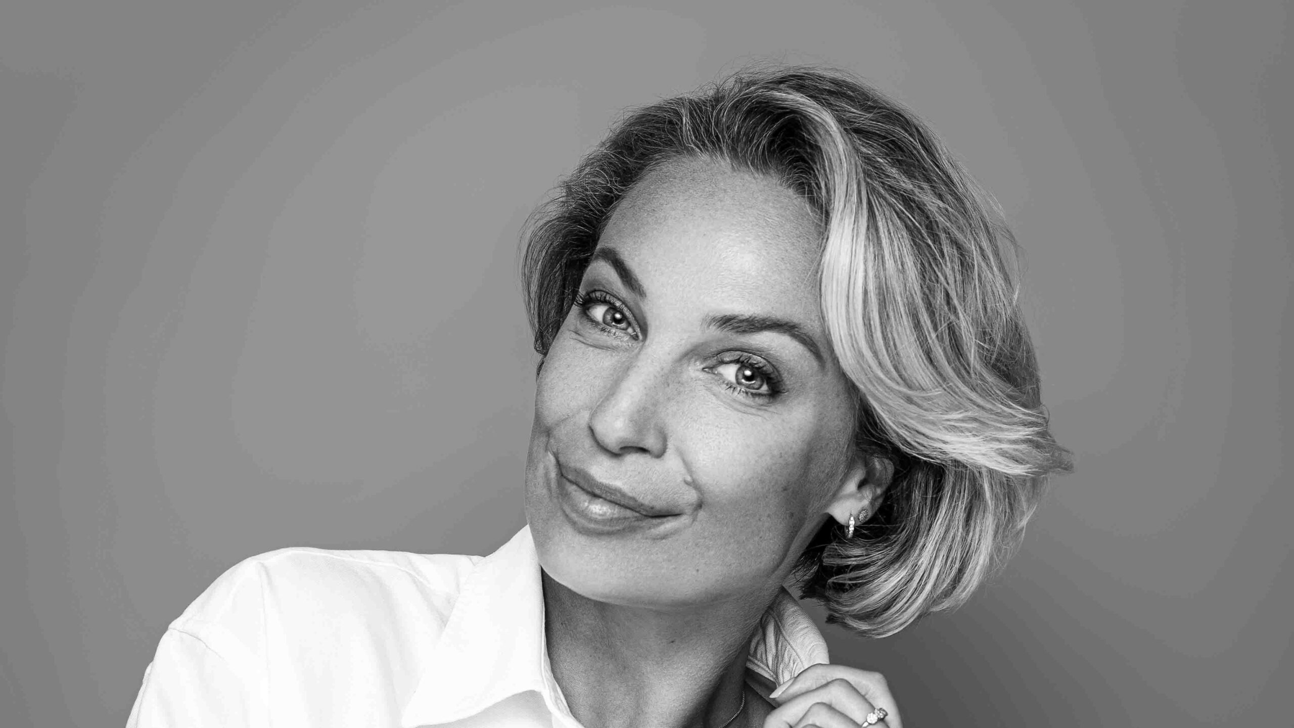 Presentatrice Sabine van Diemen