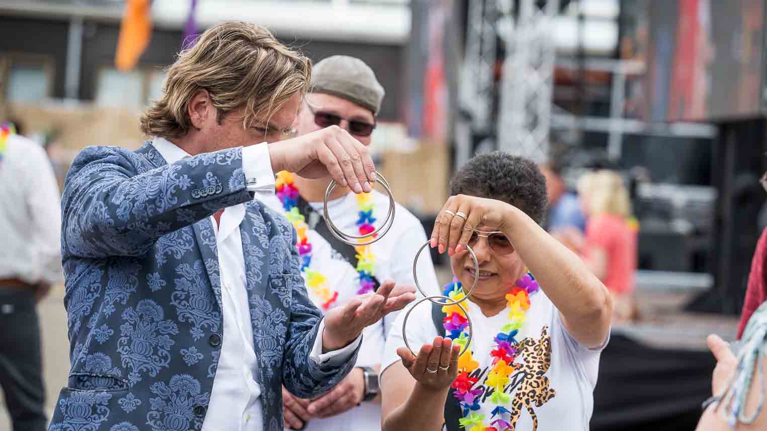 Martijn Martell interactief tafelgoochelen